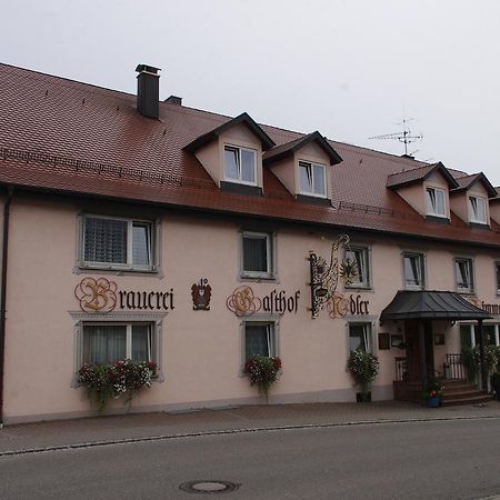 Brauereigasthof Adler Herbertingen Esterno foto
